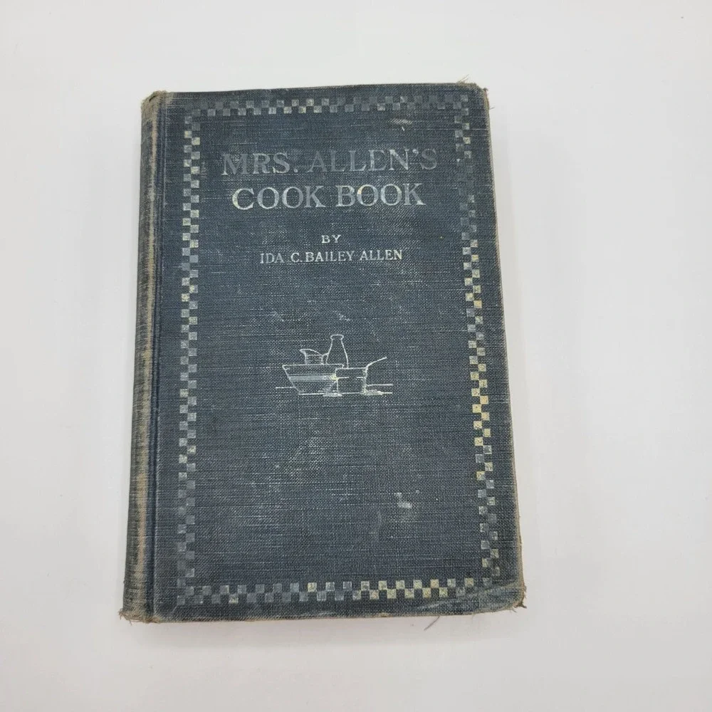 Mrs. Allens Cook Book By Ida C. Bailey Allen 1917 Hardcover Vintage